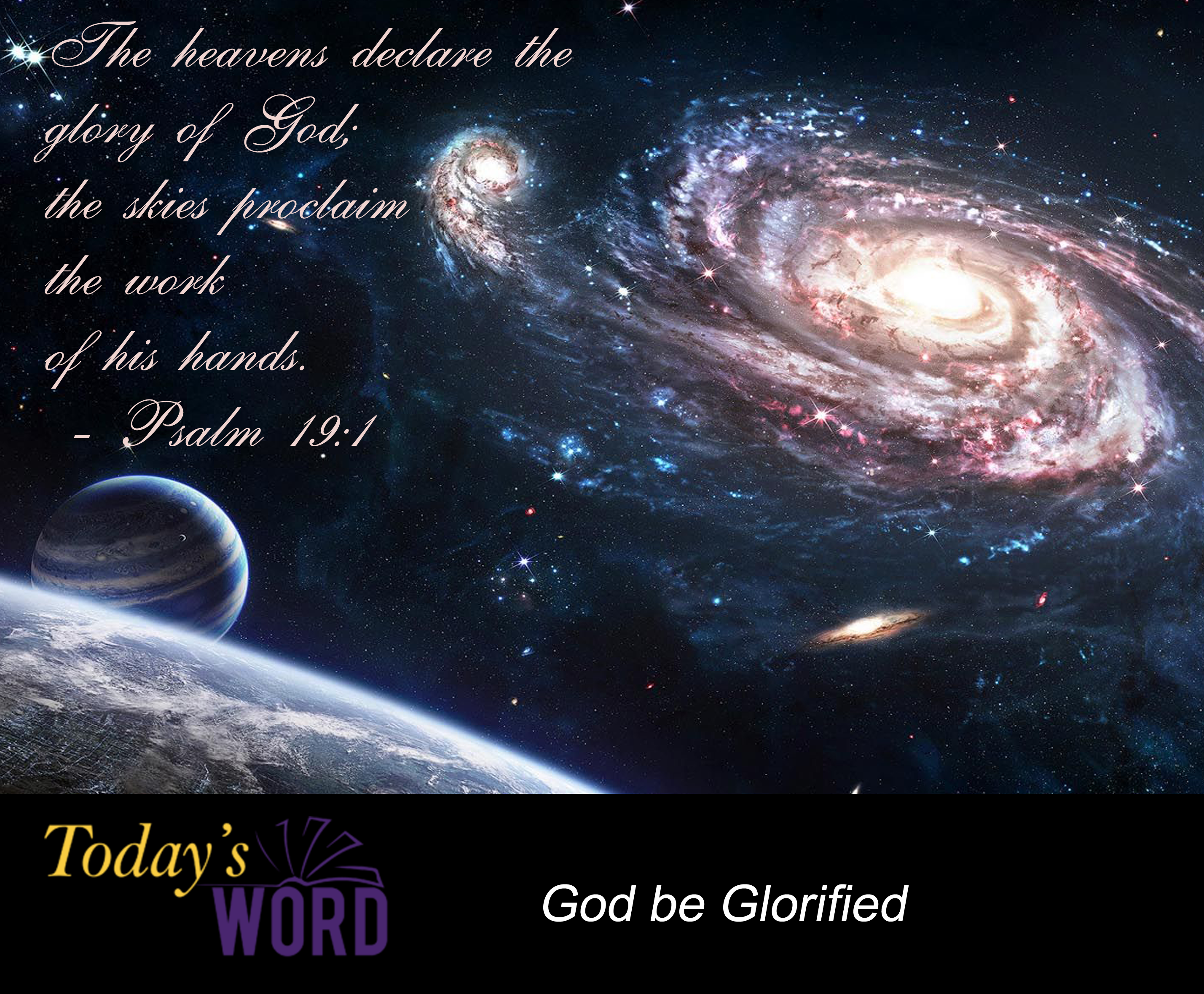 God be Glorified